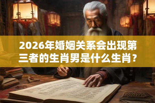 2026年婚姻关系会出现第三者的生肖男是什么生肖？