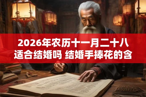2026年农历十一月二十八适合结婚吗 结婚手捧花的含义