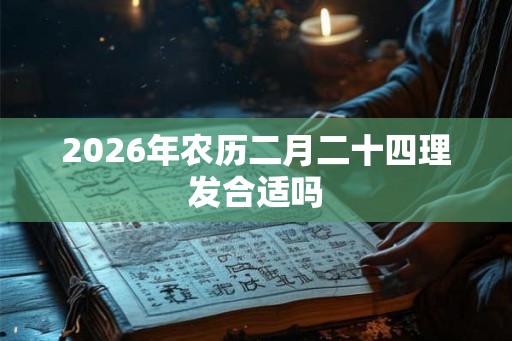 2026年农历二月二十四理发合适吗