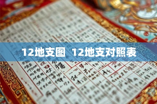 12地支图  12地支对照表