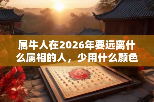 属牛人在2026年要远离什么属相的人，少用什么颜色？