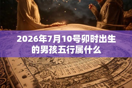 2026年7月10号卯时出生的男孩五行属什么