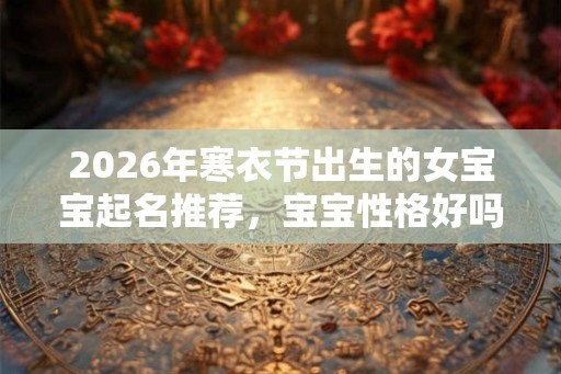 2026年寒衣节出生的女宝宝起名推荐,宝宝性格好吗? 2026年寒衣节出生的女宝宝起名推荐,宝宝性格好吗?