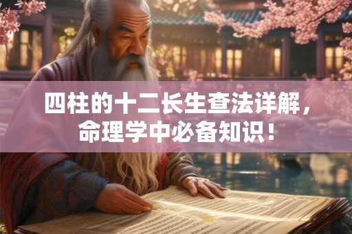 四柱的十二长生查法详解，命理学中必备知识！