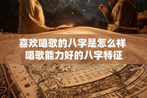 喜欢唱歌的八字是怎么样 唱歌能力好的八字特征 喜欢唱歌的八字是怎么样 唱歌能力好的八字特征