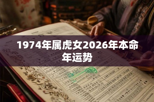 1974年属虎女2026年本命年运势