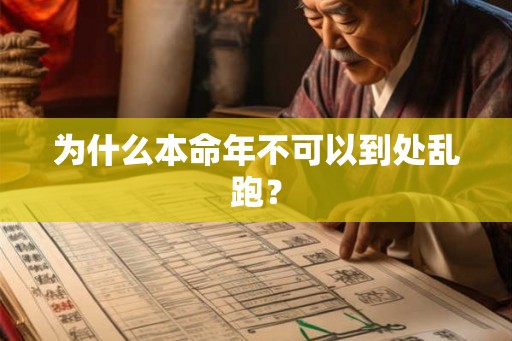为什么本命年不可以到处乱跑？
