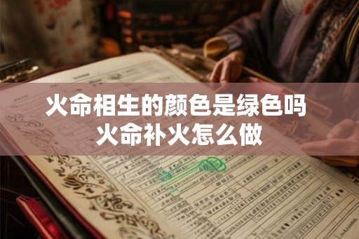 火命相生的颜色是绿色吗 火命补火怎么做 火命相生的颜色是绿色吗 火命补火怎么做