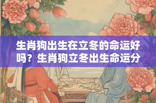 生肖狗出生在立冬的命运好吗？生肖狗立冬出生命运分析