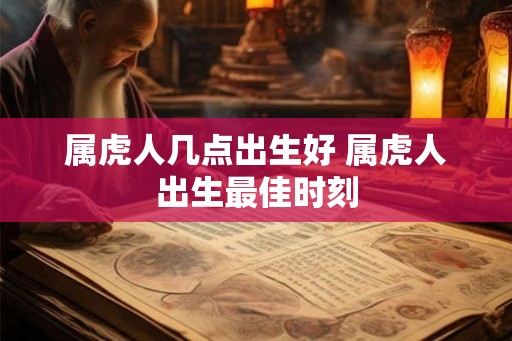 属虎人几点出生好 属虎人出生最佳时刻
