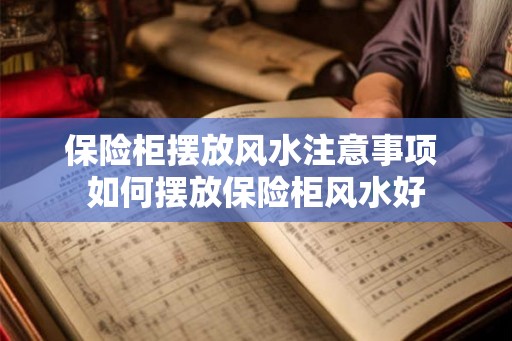保险柜摆放风水注意事项 如何摆放保险柜风水好