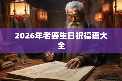 2026年老婆生日祝福语大全 2026年老婆生日祝福语大全
