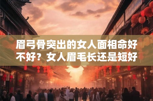 眉弓骨突出的女人面相命好不好？女人眉毛长还是短好？