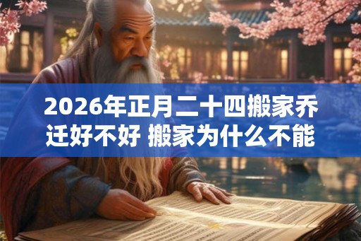 2026年正月二十四搬家乔迁好不好 搬家为什么不能搬枕头