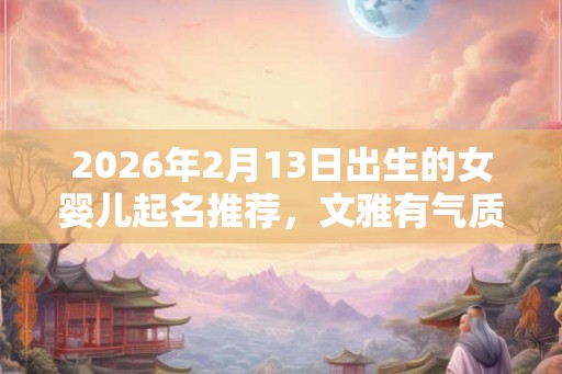 2026年2月13日出生的女婴儿起名推荐，文雅有气质的名字