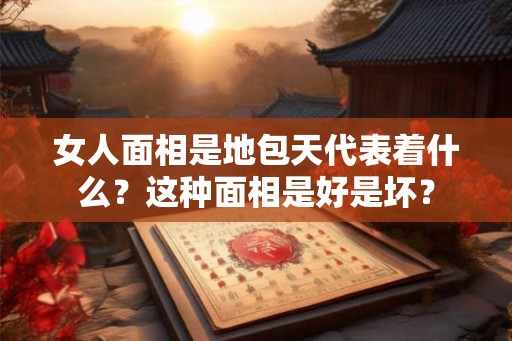女人面相是地包天代表着什么？这种面相是好是坏？