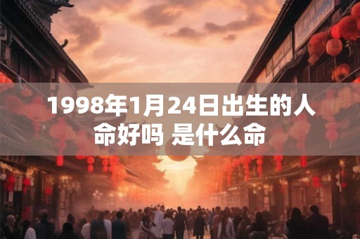 1998年1月24日出生的人命好吗 是什么命