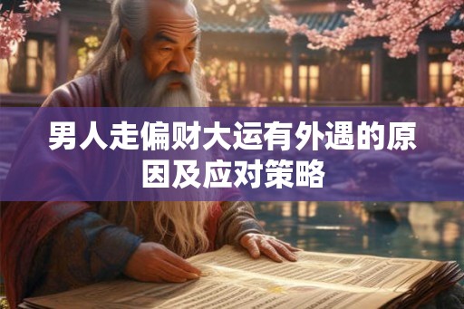 男人走偏财大运有外遇的原因及应对策略
