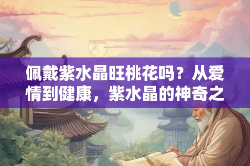 佩戴紫水晶旺桃花吗?从爱情到健康,紫水晶的神奇之处 佩戴紫水晶旺桃花吗?从爱情到健康,紫水晶的神奇之处