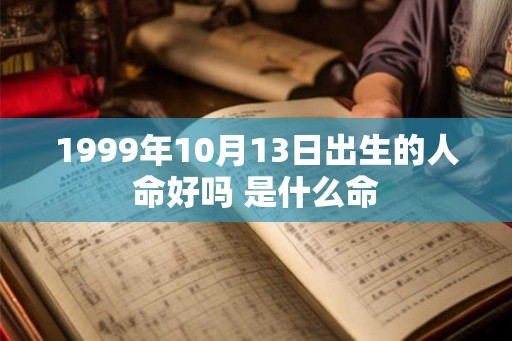 1999年10月13日出生的人命好吗 是什么命
