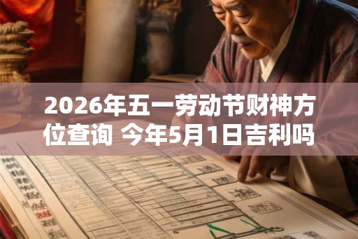 2026年五一劳动节财神方位查询 今年5月1日吉利吗