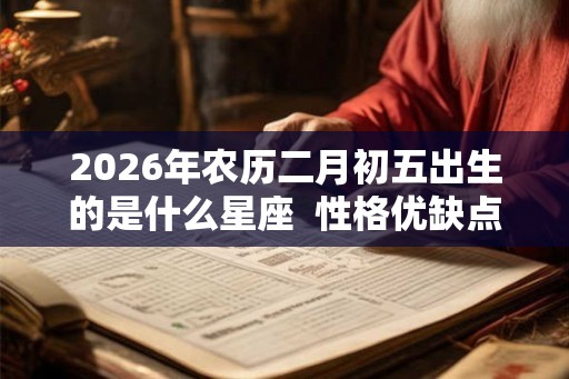 2026年农历二月初五出生的是什么星座  性格优缺点