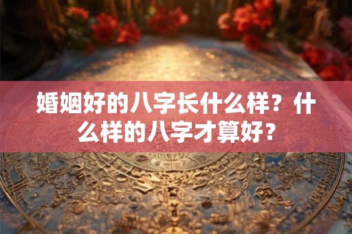 婚姻好的八字长什么样？什么样的八字才算好？