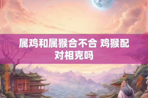 属鸡和属猴合不合 鸡猴配对相克吗 属鸡和属猴合不合 鸡猴配对相克吗