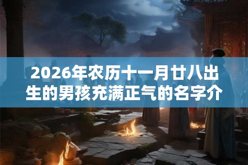 2026年农历十一月廿八出生的男孩充满正气的名字介绍