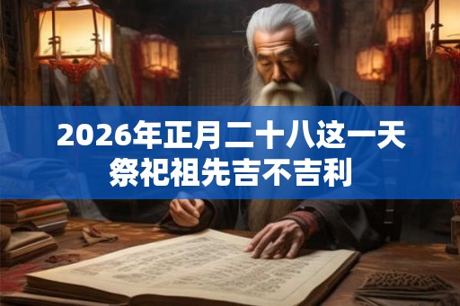 2026年正月二十八这一天祭祀祖先吉不吉利