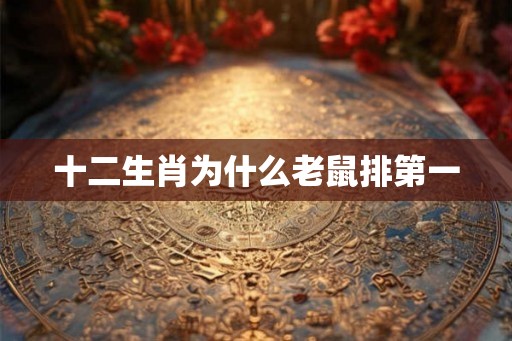 十二生肖为什么老鼠排第一 十二生肖为什么老鼠排第一