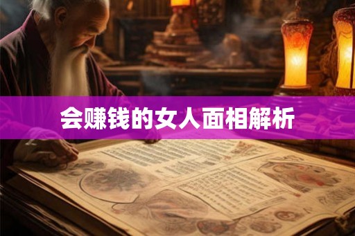 会赚钱的女人面相解析
