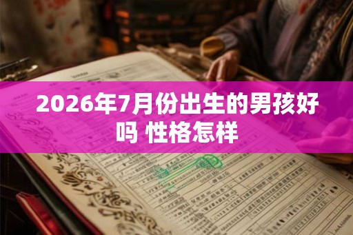 2026年7月份出生的男孩好吗 性格怎样