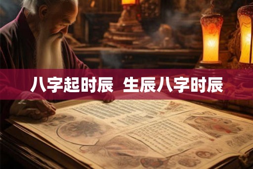 八字起时辰  生辰八字时辰