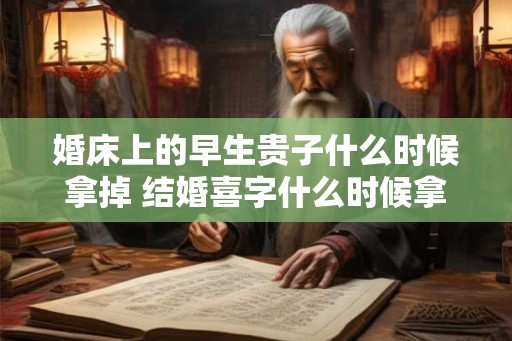 婚床上的早生贵子什么时候拿掉 结婚喜字什么时候拿掉