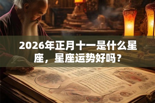 2026年正月十一是什么星座，星座运势好吗？
