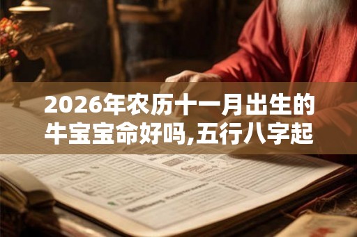2026年农历十一月出生的牛宝宝命好吗,五行八字起名方法