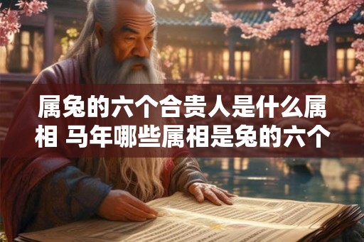 属兔的六个合贵人是什么属相 马年哪些属相是兔的六个合贵人