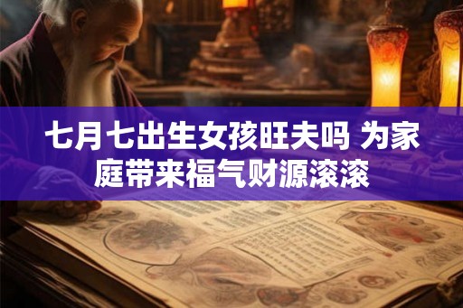 七月七出生女孩旺夫吗 为家庭带来福气财源滚滚