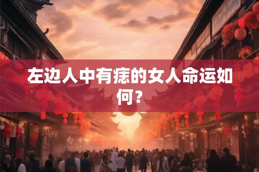 左边人中有痣的女人命运如何？