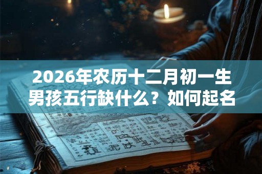 2026年农历十二月初一生男孩五行缺什么？如何起名？