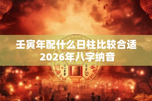 壬寅年配什么日柱比较合适 2026年八字纳音