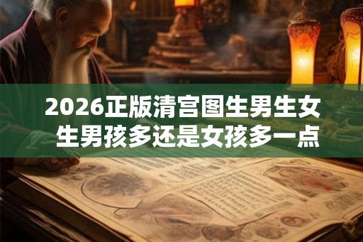 2026正版清宫图生男生女  生男孩多还是女孩多一点