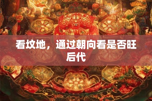 看坟地，通过朝向看是否旺后代