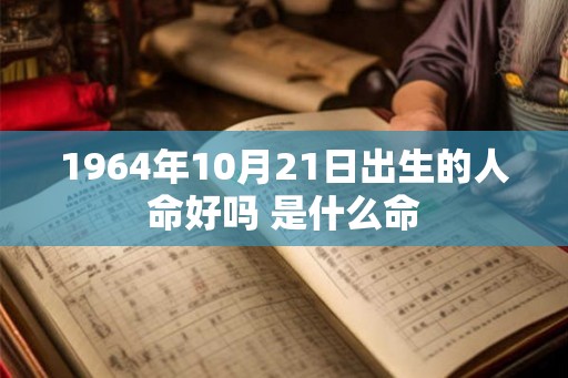 1964年10月21日出生的人命好吗 是什么命