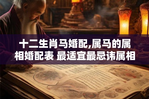 十二生肖马婚配,属马的属相婚配表 最适宜最忌讳属相? 十二生肖马婚配,属马的属相婚配表 最适宜最忌讳属相?
