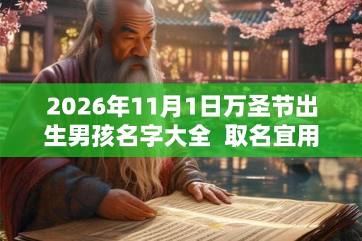 2026年11月1日万圣节出生男孩名字大全  取名宜用字