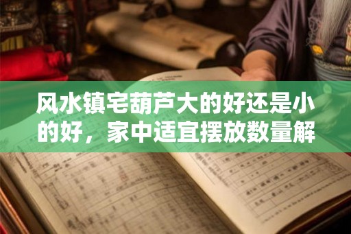 风水镇宅葫芦大的好还是小的好，家中适宜摆放数量解析