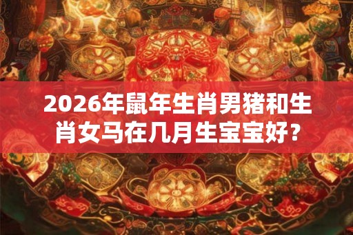 2026年鼠年生肖男猪和生肖女马在几月生宝宝好？