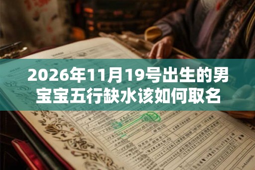 2026年11月19号出生的男宝宝五行缺水该如何取名